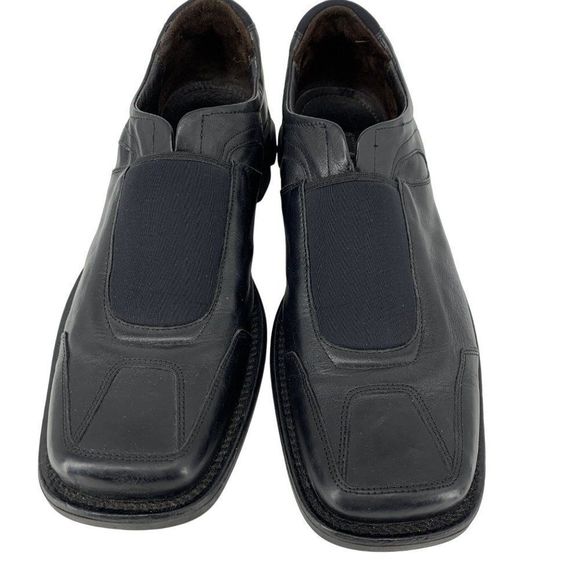 Kenneth Cole New York Mens Black Loafer Leather Sz 11.5 Italy 3818 - Picture 4 of 10